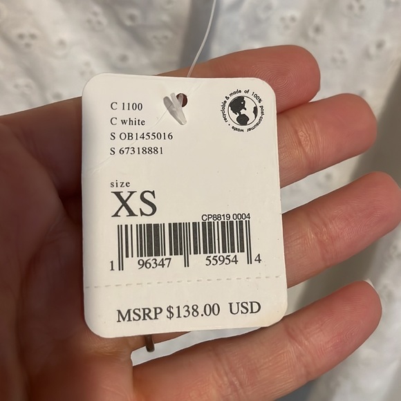 Free People White Eyelet Dress - Picture 6 of 7